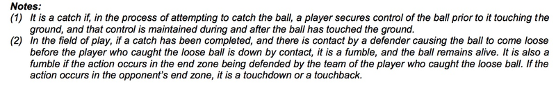 Illustration for article titled Why Wasn't Sterling Shepard's Catch Ruled A Catch?